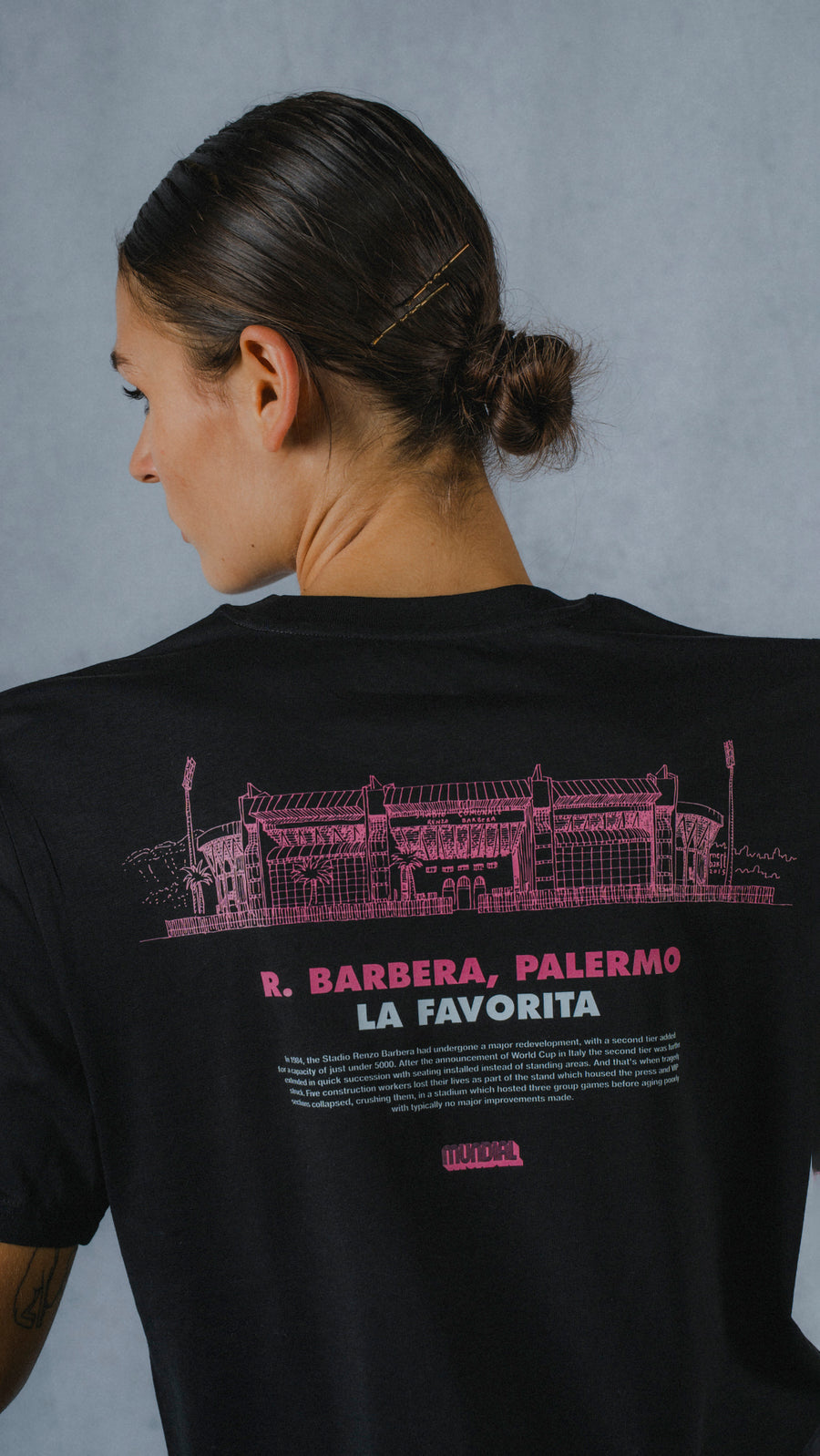 R. Barbera, Palermo MUNDIAL x Tacchettee T-shirt - Pink