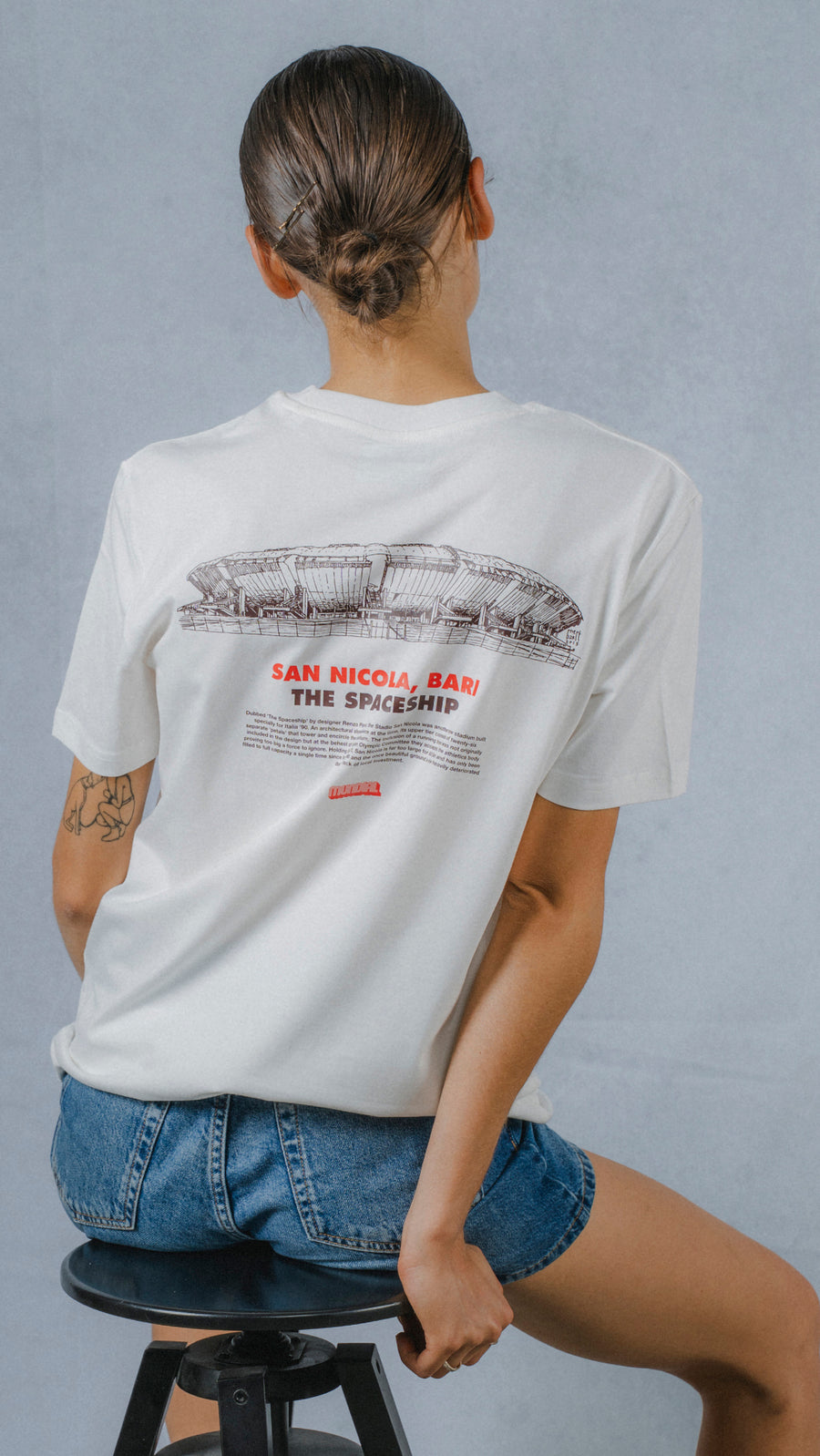 San Nicola, Bari MUNDIAL x Tacchettee T-shirt - White