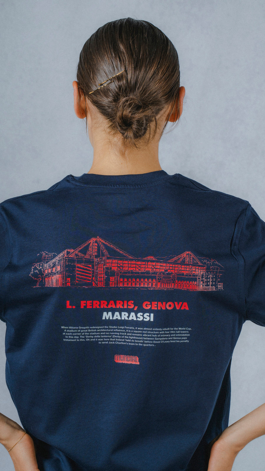 L. Ferraris, Genova MUNDIAL x Tacchettee T-shirt - Dark Blue