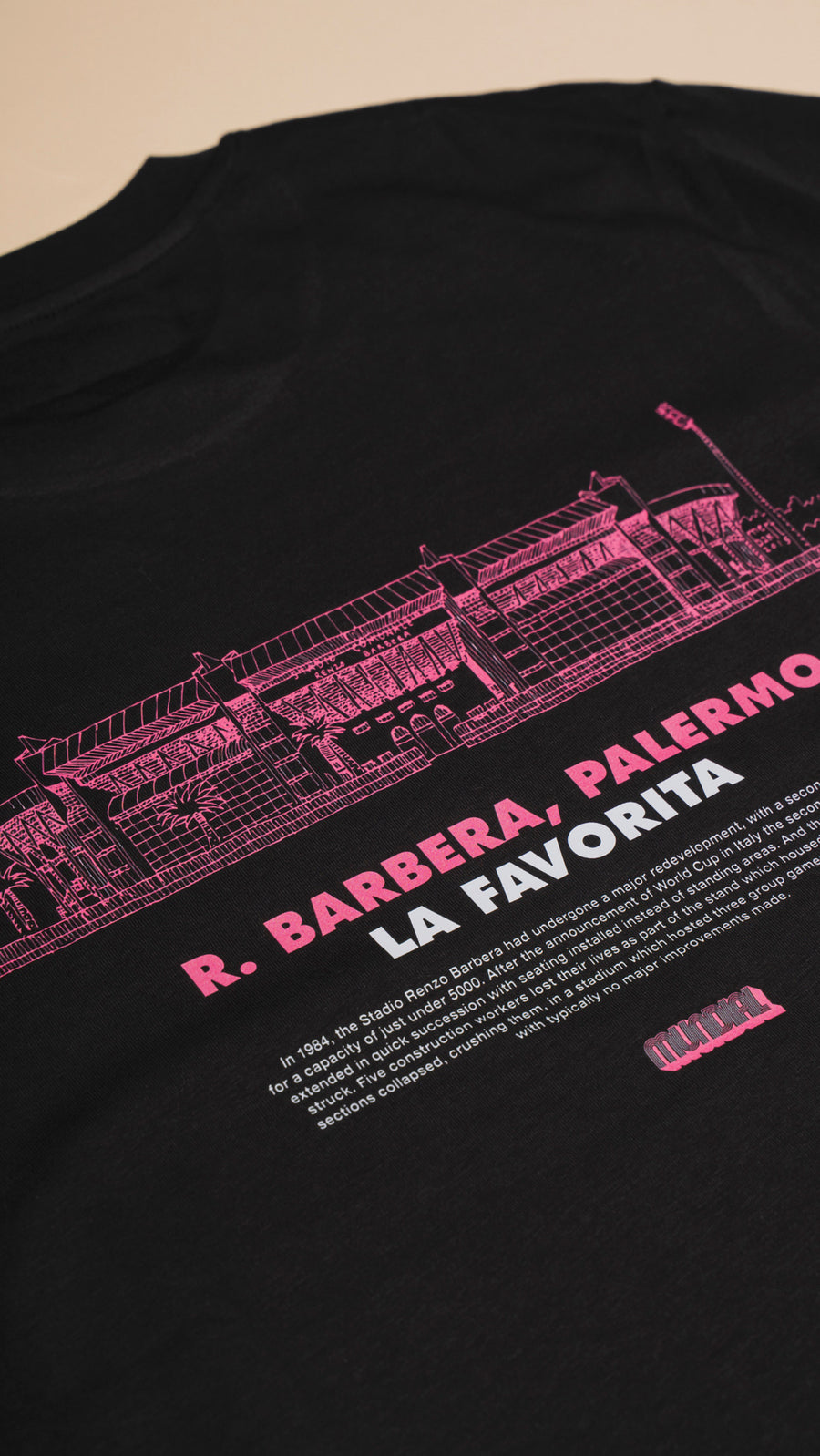 R. Barbera, Palermo MUNDIAL x Tacchettee T-shirt - Pink