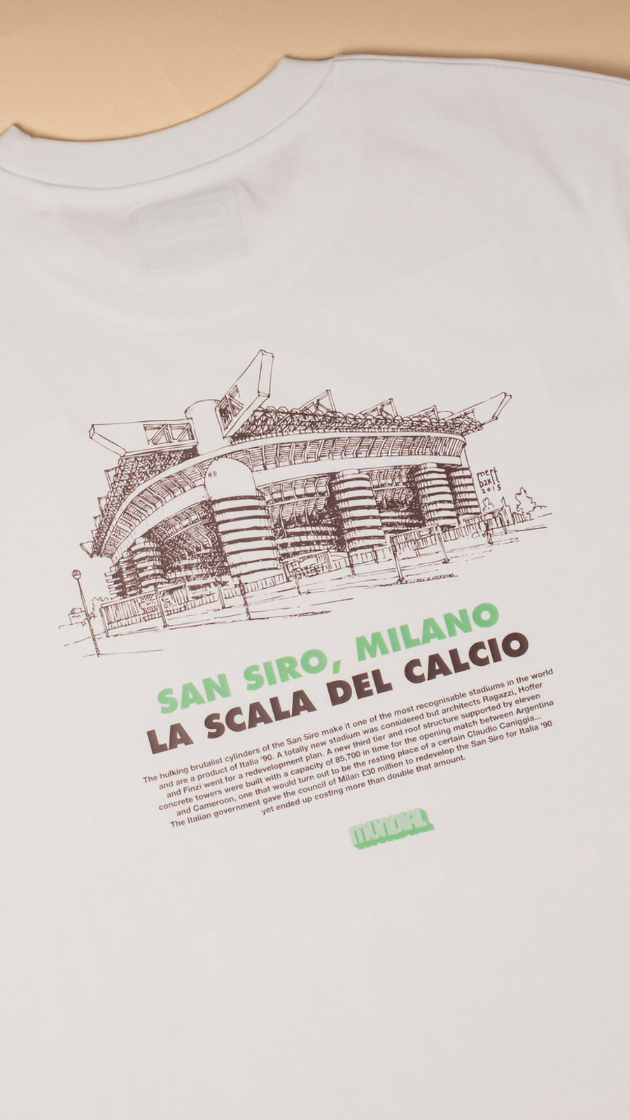 San Siro, Milano MUNDIAL x Tacchettee T-shirt - White