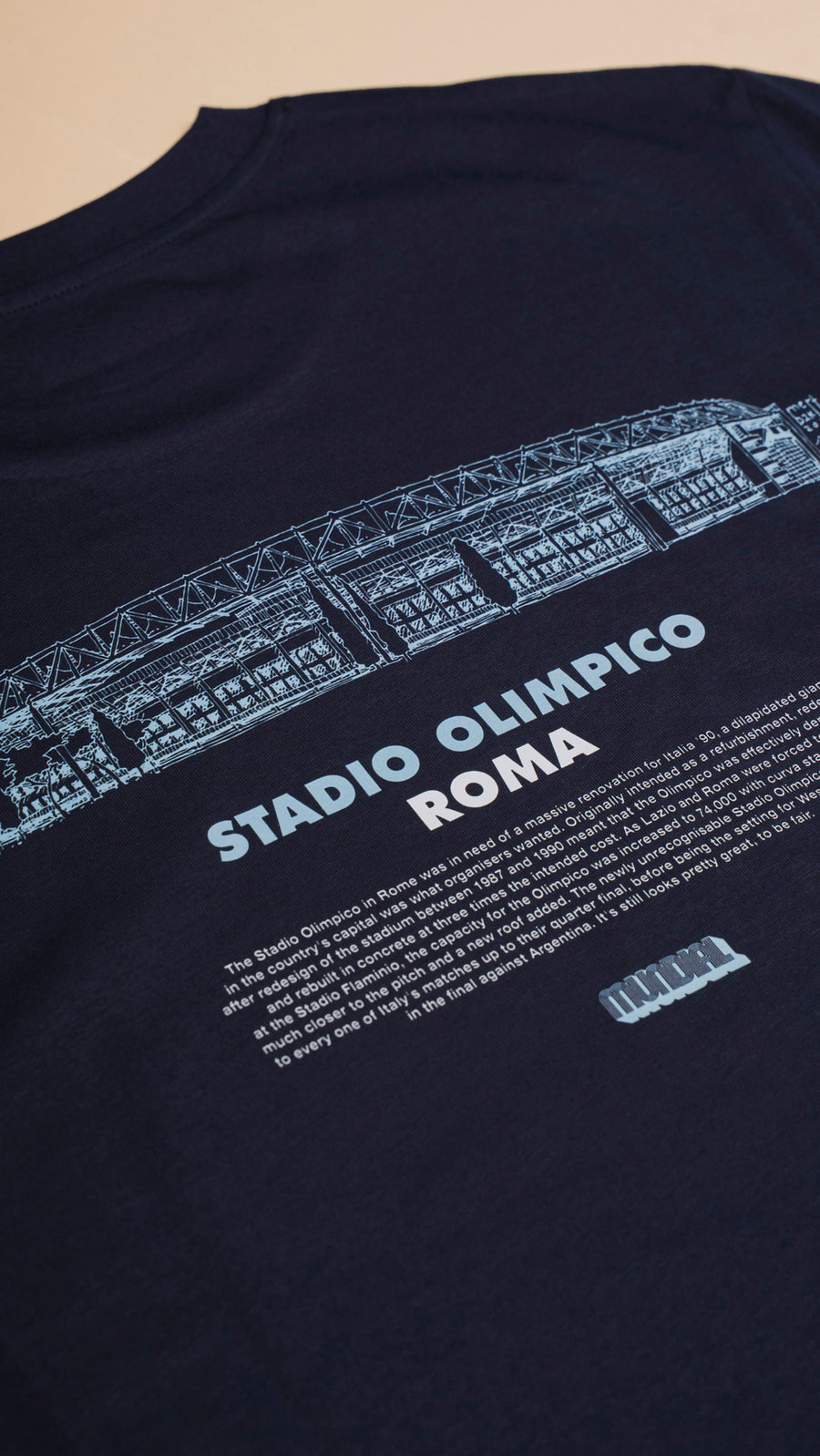 Stadio Olimpico, Roma MUNDIAL x Tacchettee T-shirt - Blue