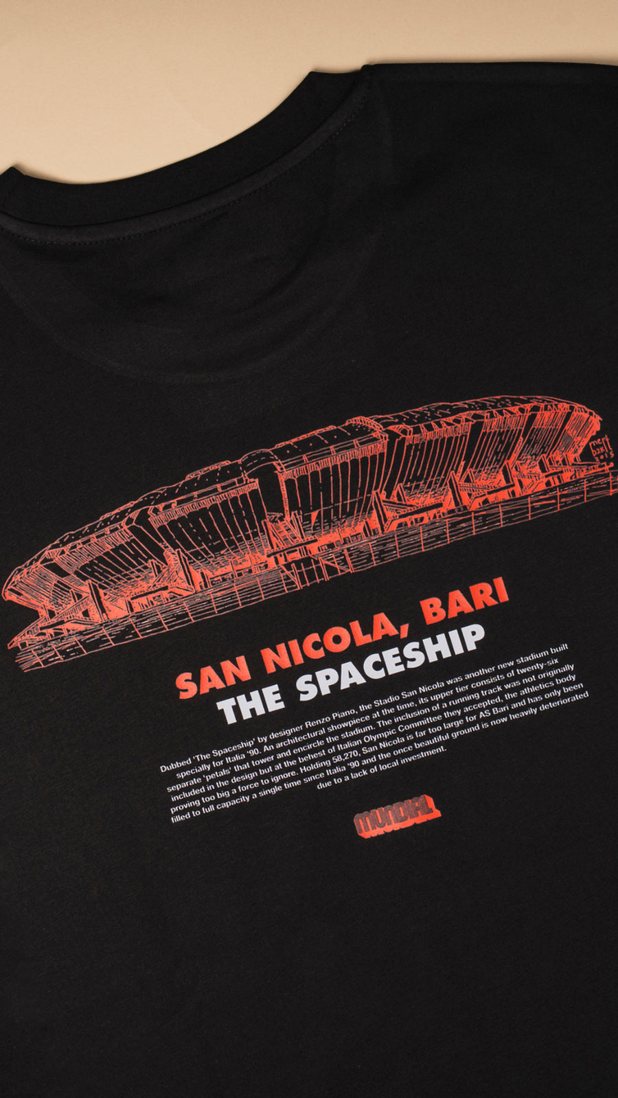 San Nicola, Bari MUNDIAL x Tacchettee T-shirt - Black