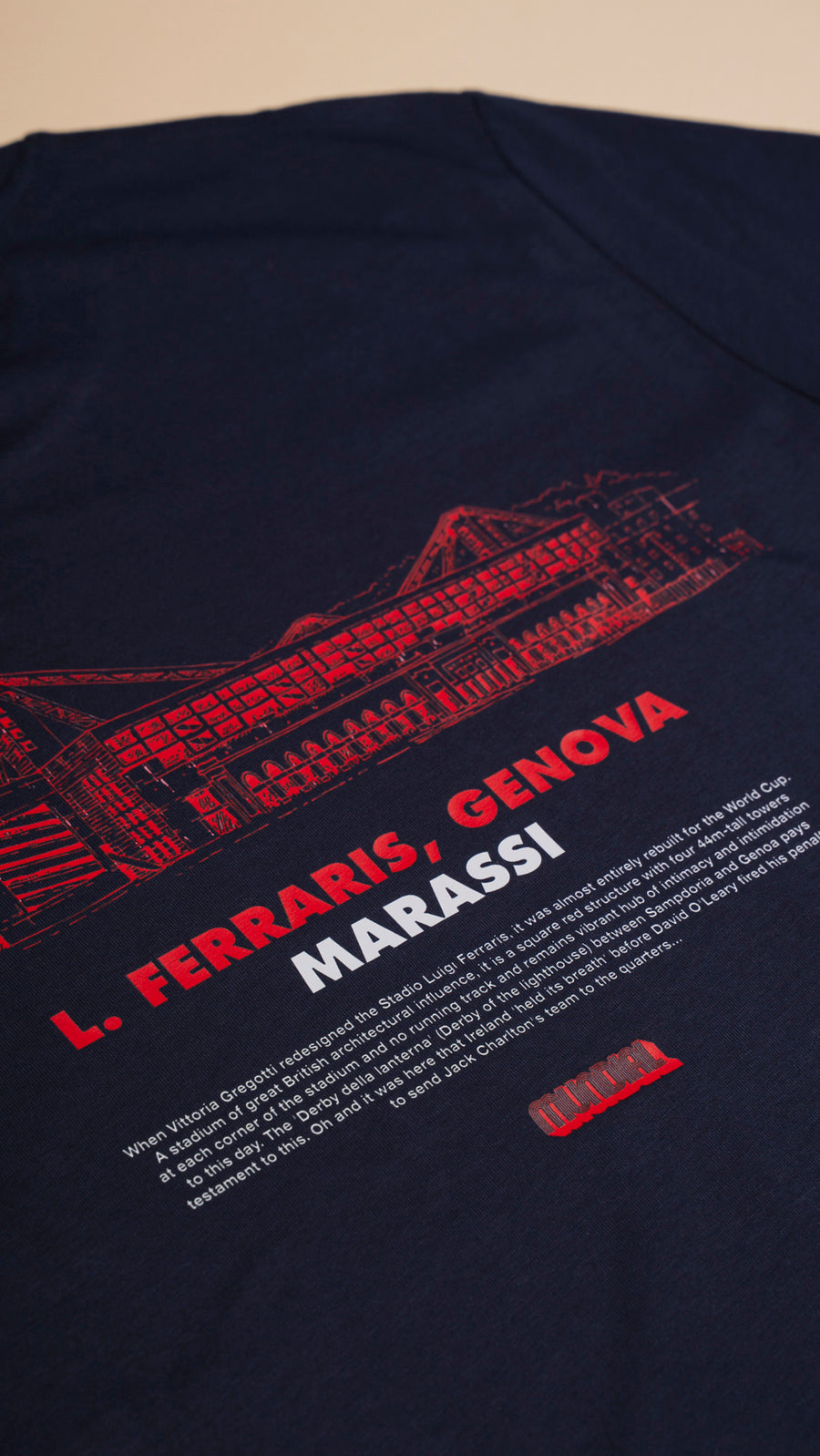 L. Ferraris, Genova MUNDIAL x Tacchettee T-shirt - Dark Blue