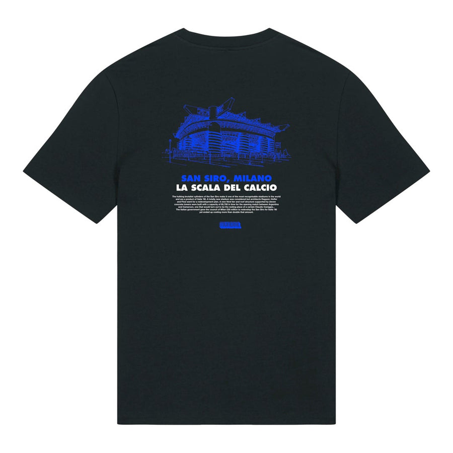 San Siro, Milano MUNDIAL x Tacchettee T-shirt - Black & Blue
