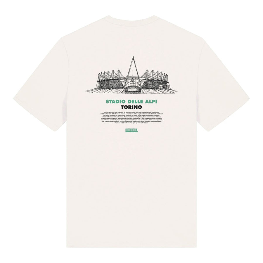 Stadio Delle Alpi, Torino MUNDIAL x Tacchettee T-shirt - White