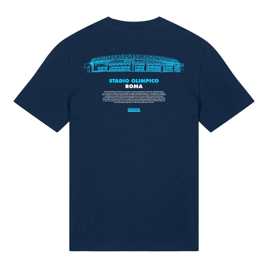 Stadio Olimpico, Roma MUNDIAL x Tacchettee T-shirt - Blue