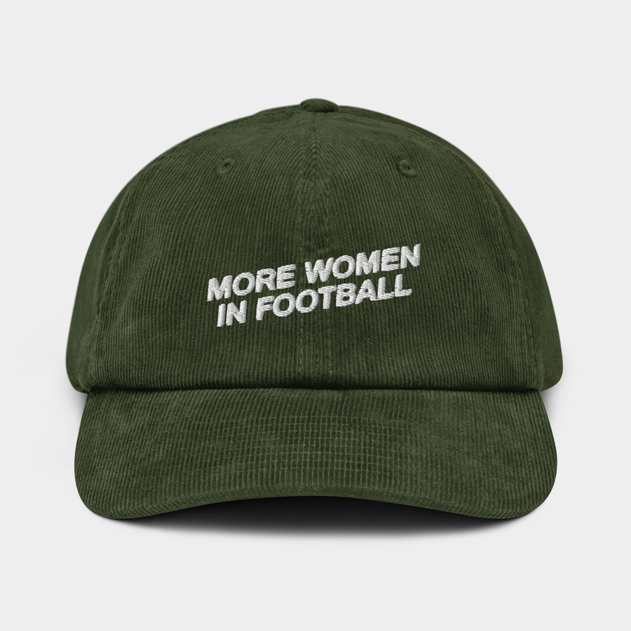 MORE WOMEN IN FOOTBALL CORDUROY CAP